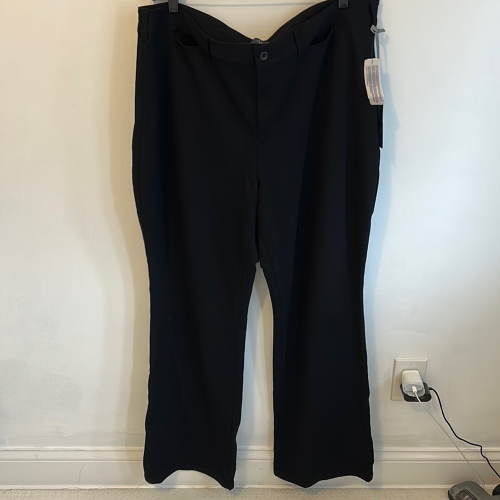 NYDJ Black Ponte Bootcut Pull On Pants